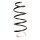 Suspension Spring front coil spring Ø 166 mm SPIDAN for MAZDA CX-5