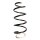 Suspension Spring front coil spring Ø 163 mm SPIDAN for MAZDA CX-5