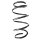 Suspension Spring front coil spring Ø 165 mm SPIDAN for TOYOTA C-HR