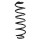 Rear Suspension Spring Coil Spring Ø 120 mm SPIDAN for TOYOTA C-HR