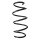 Suspension Spring front coil spring Ø 145 mm SPIDAN for TOYOTA YARIS