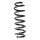 Suspension Spring rear coil spring Ø 100 mm SPIDAN for TOYOTA YARIS