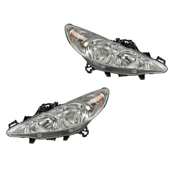 Hauptscheinwerfer-Set links rechts W5W Halogen VALEO für u.a. PEUGEOT 207
