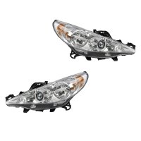 Headlight Set left right W5W halogen VALEO suitable for...