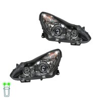 Headlight Set left right W5W halogen VALEO suitable for...