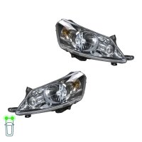 Headlight Set left right W5W Halogen VALEO suitable for...