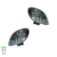 Headlight Set left right W5W Halogen VALEO for e.g....