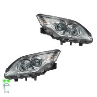 Headlight Set left right W5W Halogen VALEO for e.g....