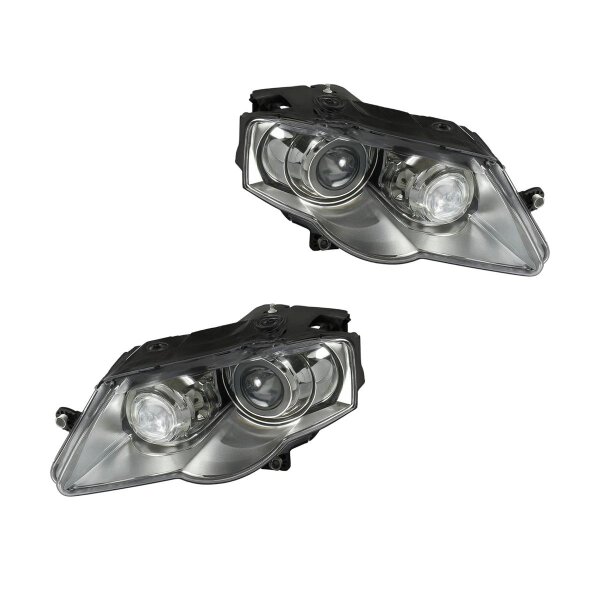 Headlight Set left right W5W Xenon electric VALEO for e.g. VW PASSAT