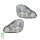Headlight Set left right W5W Halogen VALEO suitable for RENAULT MODUS