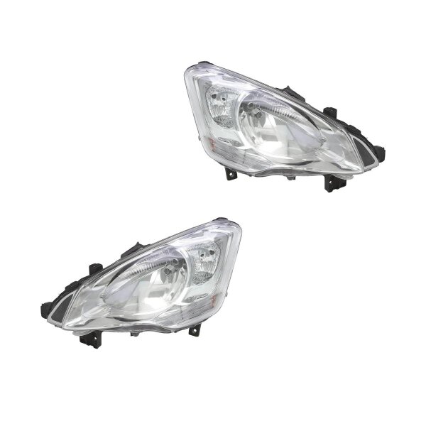 Headlight Set left right W5W Halogen VALEO for e.g. CITROËN BERLINGO