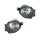 Front Fog Light Set left right H8 VALEO IAM-Expertise for e.g. VOLVO XC60