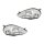 Headlight Set left right W5W halogen VALEO suitable for e.g. FIAT GRANDE