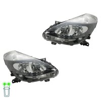 Headlight Set left right W5W Halogen VALEO for e.g....