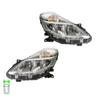 Headlight Set left right W5W Halogen VALEO for e.g....