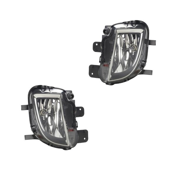 Front Fog Light Set left right H8 VALEO IAM-Expertise for e.g. VW GOLF