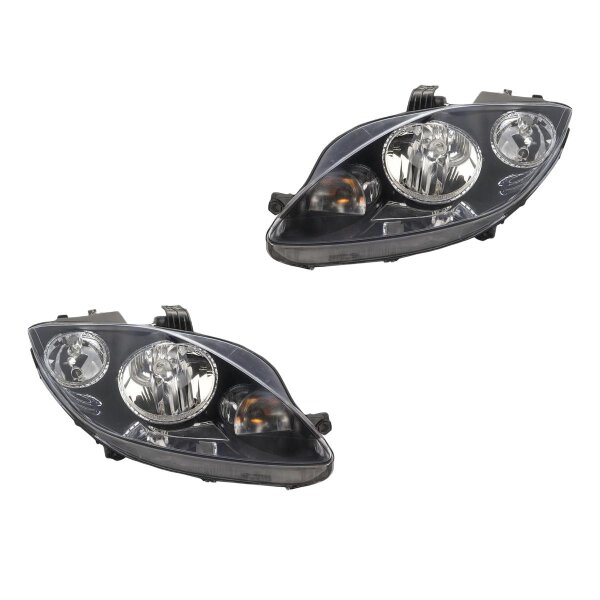 Headlight Set left right W5W halogen VALEO suitable for e.g. SEAT ALTEA