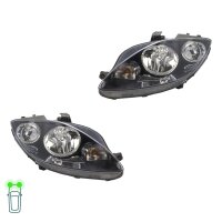 Headlight Set left right W5W halogen VALEO suitable for...
