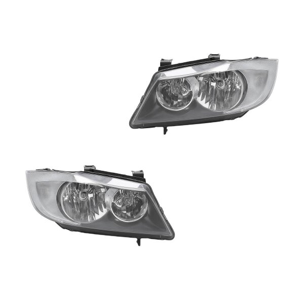 Hauptscheinwerfer-Set links rechts W5W Halogen elektrisch VALEO für u.a. BMW 3er