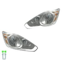Headlight Set left right W5W halogen VALEO suitable for...