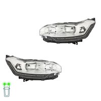 Headlight Set left right H1 halogen VALEO suitable for...