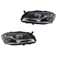 Headlight Set left right W5W halogen VALEO suitable for...