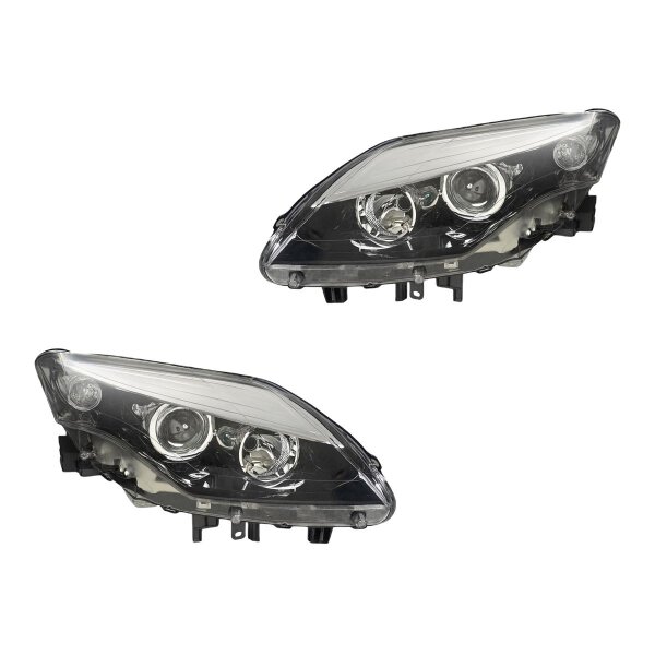 Headlight Set left right W5W Halogen VALEO for e.g. RENAULT LAGUNA
