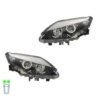 Headlight Set left right W5W Halogen VALEO for e.g....