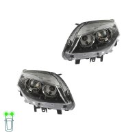 Hauptscheinwerfer-Set links rechts W5W Bi-Xenon VALEO...