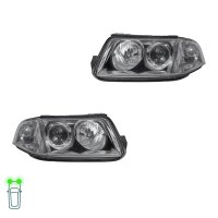 Headlight Set left right W5W halogen VALEO suitable for...