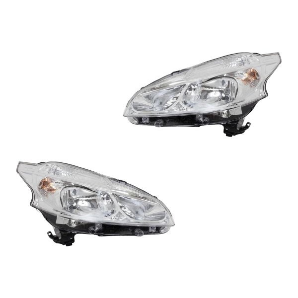 Hauptscheinwerfer-Set links rechts H7 Halogen VALEO für u.a. PEUGEOT 208