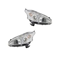 Headlight Set left right W5W Halogen VALEO suitable for...