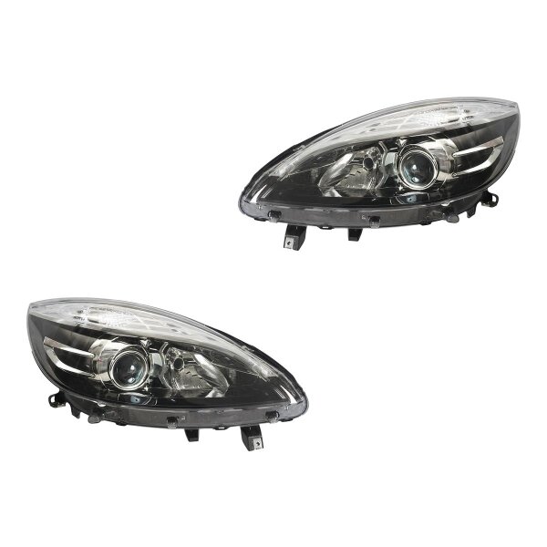 Headlight Set left right W5W Halogen VALEO for e.g. RENAULT SCÉNIC