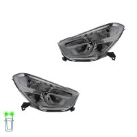 Headlight Set left right H4 halogen VALEO for DACIA...