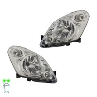 Headlight Set left right W5W Halogen VALEO suitable for...