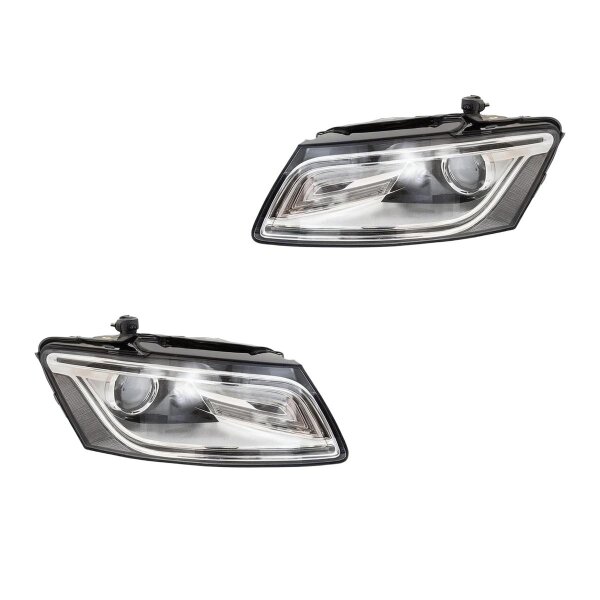 Headlight Set left right D3S bi-xenon electric VALEO for AUDI Q5