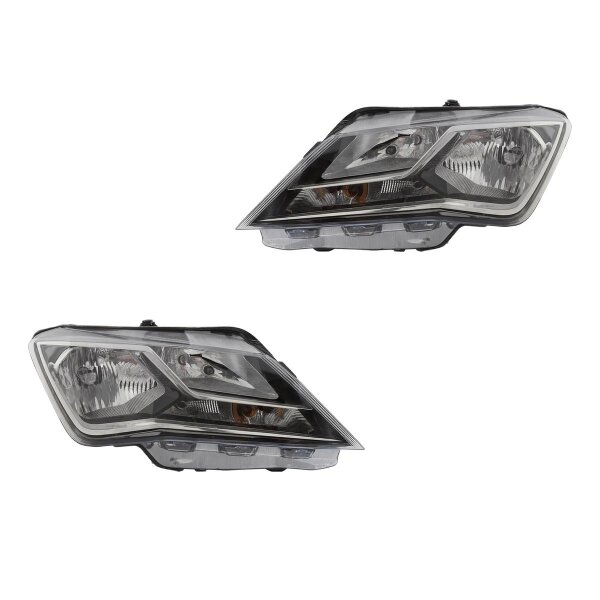 Hauptscheinwerfer-Set links rechts W5W Halogen elektrisch VALEO für SEAT TOLEDO