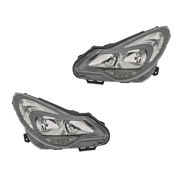 Headlight Set left right H7 electric VALEO suitable for...