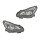Headlight Set left right H7 electric VALEO suitable for e.g. OPEL CORSA