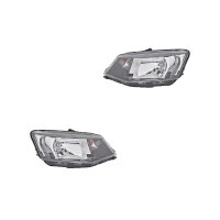 Headlight Set left right W5W halogen VALEO suitable for...