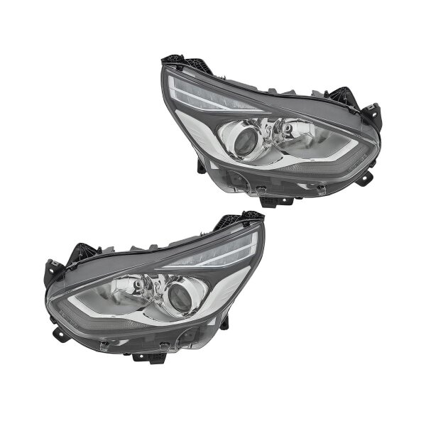Headlight Set left right W5W halogen VALEO suitable for e.g. FORD S-MAX