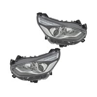 Headlight Set left right W5W halogen VALEO suitable for...