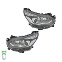 Headlight Set left right W5W halogen VALEO suitable for...