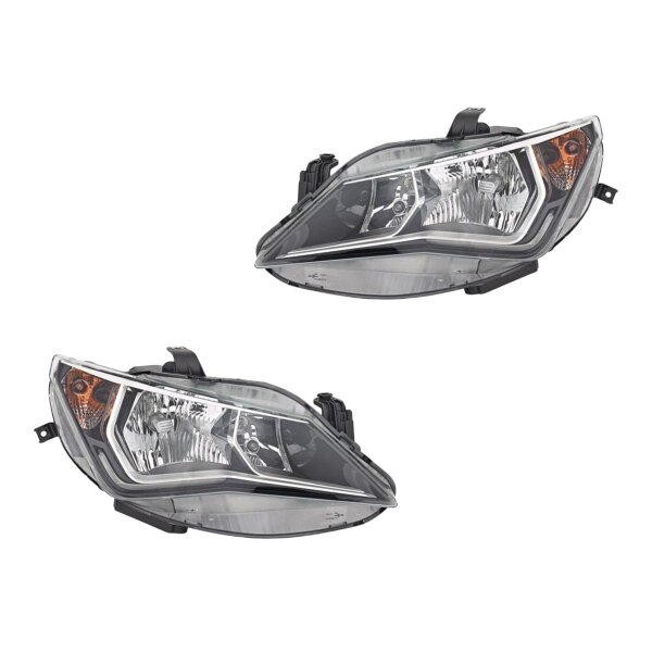 Headlight Set left right W5W halogen VALEO for SEAT IBIZA and others