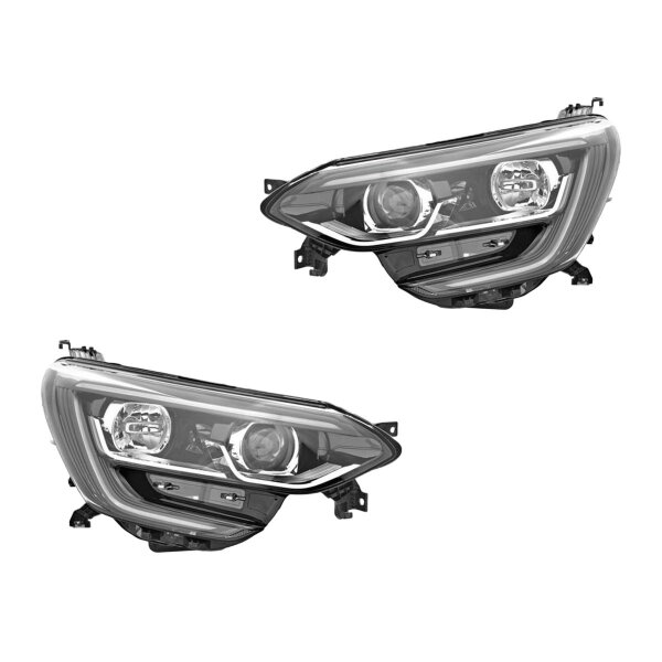 Hauptscheinwerfer-Set links rechts H9 VALEO für u.a. RENAULT MEGANE
