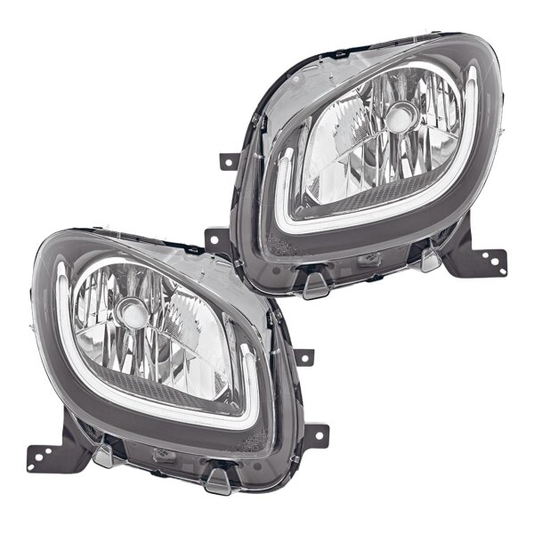 Hauptscheinwerfer-Set links rechts H4 VALEO IAM-Expertise für u.a. SMART FORTWO