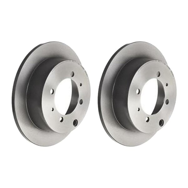 2 brake discs full Ø 262 mm 10 mm BREMBO for e.g. MITSUBISHI GALANT