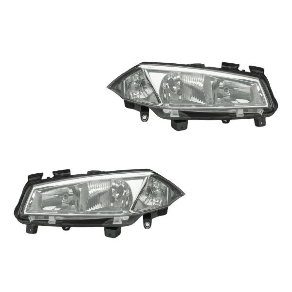 Headlight Set left right W5W Halogen VALEO for e.g. RENAULT MEGANE