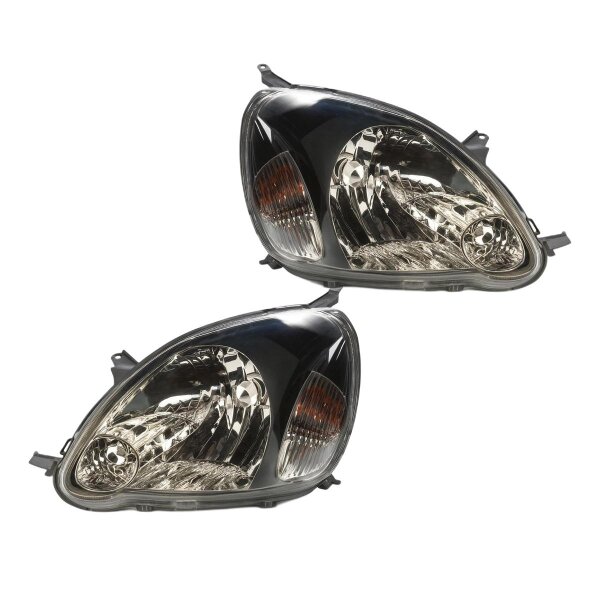 Hauptscheinwerfer-Set links rechts W5W Halogen elektrisch VALEO für TOYOTA YARIS