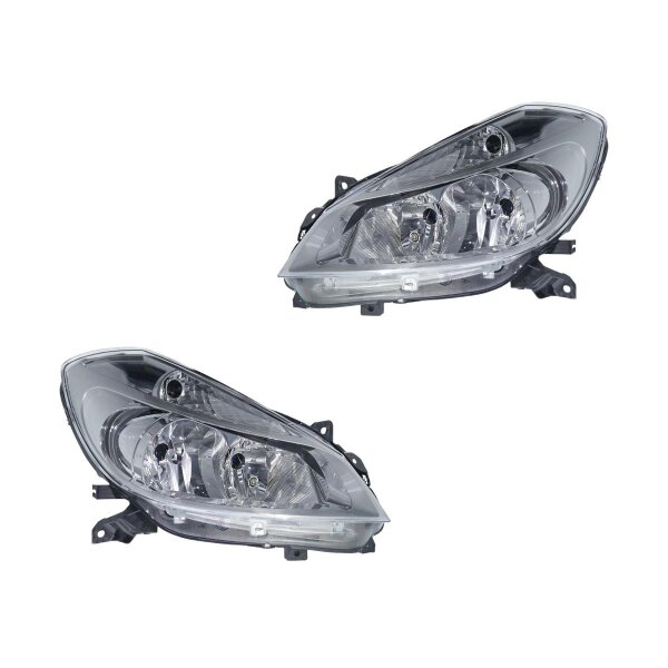 Hauptscheinwerfer-Set links rechts H7 Halogen VALEO für u.a. RENAULT CLIO